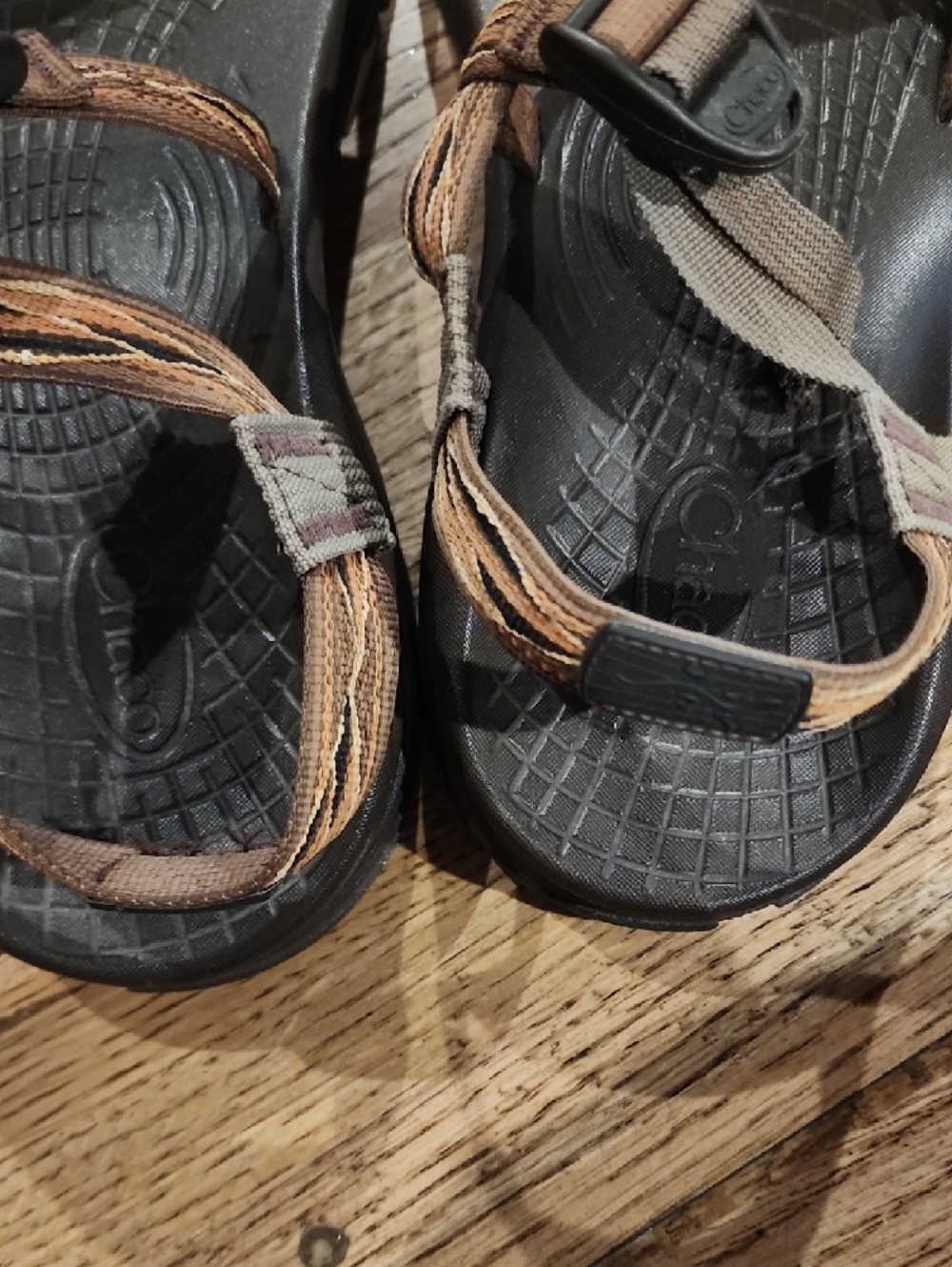 Chaco Brown Strappy Sandals - Picture 3 of 6